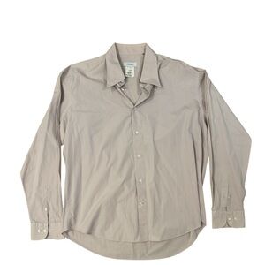 Versace Collection Men’s Size 18/45 Pink 100% Cotton Logo Button-Down Shirt